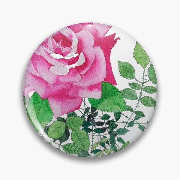 Item preview, Pink rose watercolour painting  designed and sold by esvb.