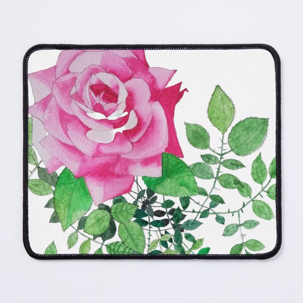 Item preview, Pink rose watercolour painting designed and sold by esvb.