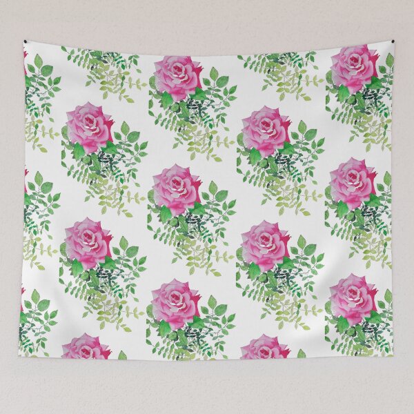 Item preview, Pink rose watercolour painting  designed and sold by esvb.