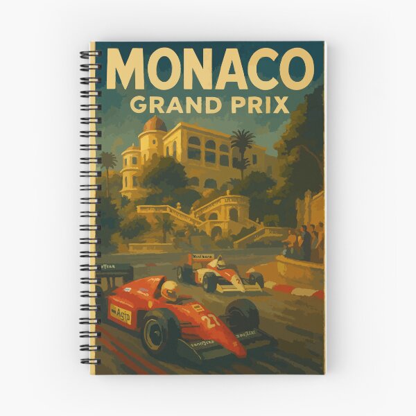 Item preview, Monaco Grand Prix Vintage Racing Scene designed and sold by -DEEWOLF-.