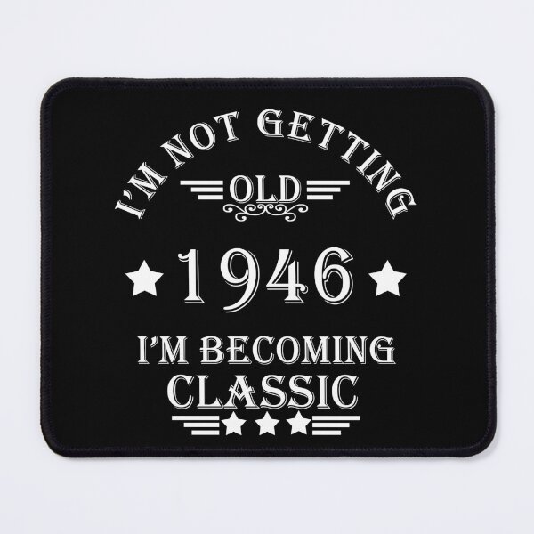 Item preview, Vintage Born in 1946 birthday funny 80th birthday gift designed and sold by Alexaltay.