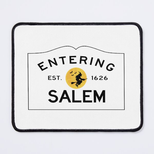 Item preview, Entering Salem Road Sign - Salem, Massachusetts - Witch In The Moon designed and sold by SouthShorePics.