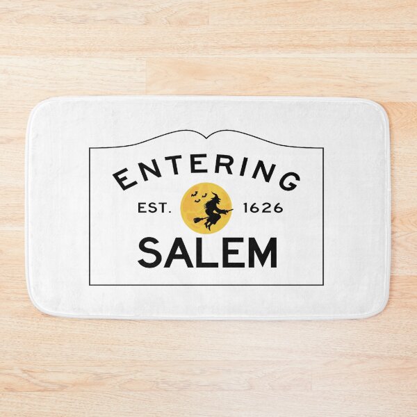 Item preview, Entering Salem Road Sign - Salem, Massachusetts - Witch In The Moon designed and sold by SouthShorePics.
