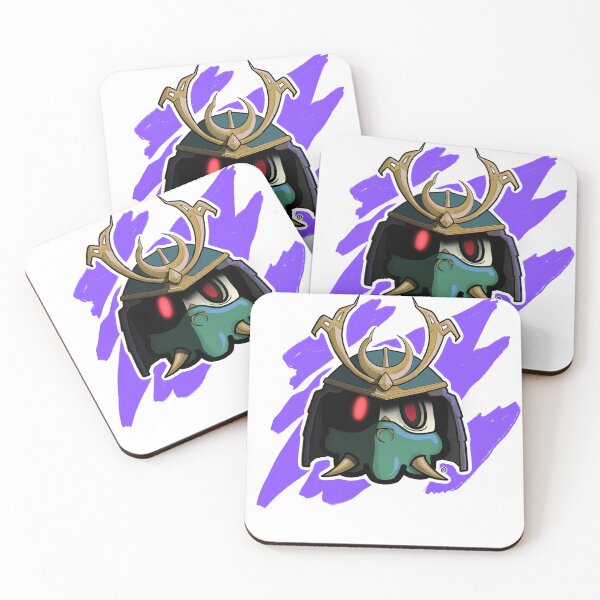 Item preview, Samurai Skull (Blue) designed and sold by HyperionRiot.
