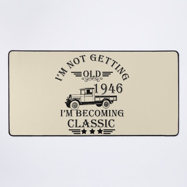 Item preview, Born in 1946 vintage classic truck funny 80th birthday designed and sold by Alexaltay.