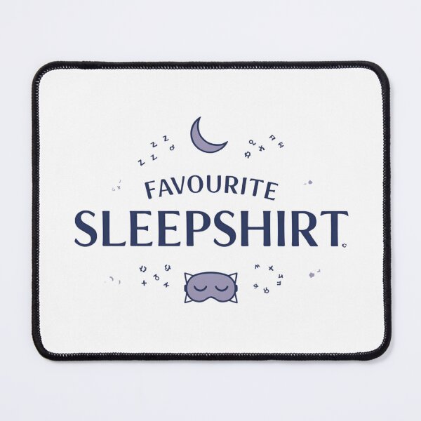 Item preview, Favorite Sleepshirt Cozy Bedtime T-Shirt | Comfy Pajama Top For Sleep Lovers, Funny Shirt, Valentine Shirt gift, designed and sold by GAIDREDA.