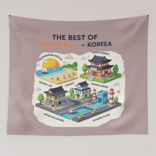 Item preview,  The Best of Pohang Korea – 3D Funny Sketch ,  designed and sold by PaintMeWorld.