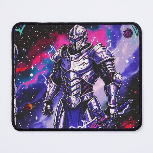 Item preview, Galactic Knight Tarot Card: Celestial Valor Arcana No lV designed and sold by CoffinsArt.