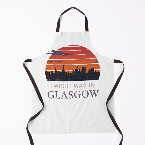 Item preview, I Wish I Was In Glasgow Scottish | Scotland City Skyline Gift | Vintage Retro Design designed and sold by Loom on the Loch.