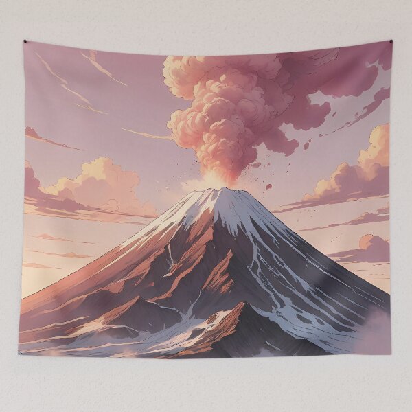 Item preview, The Volcano Awakens with the Sun designed and sold by HorizonHues.