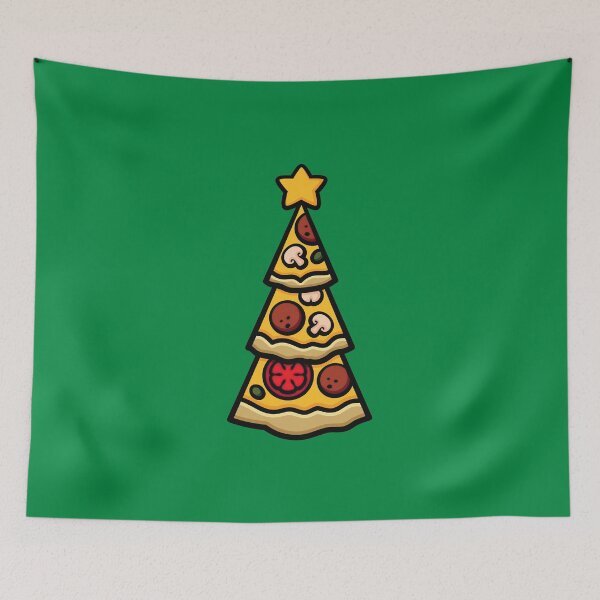 Item preview, Pizza Christmas Tree designed and sold by Trexyca Artworks Store.