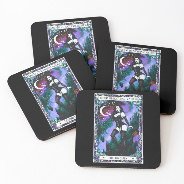 Item preview, Nocturnal Mistress Tarot Card: Shadow Siren Arcana No lll  designed and sold by CoffinsArt.