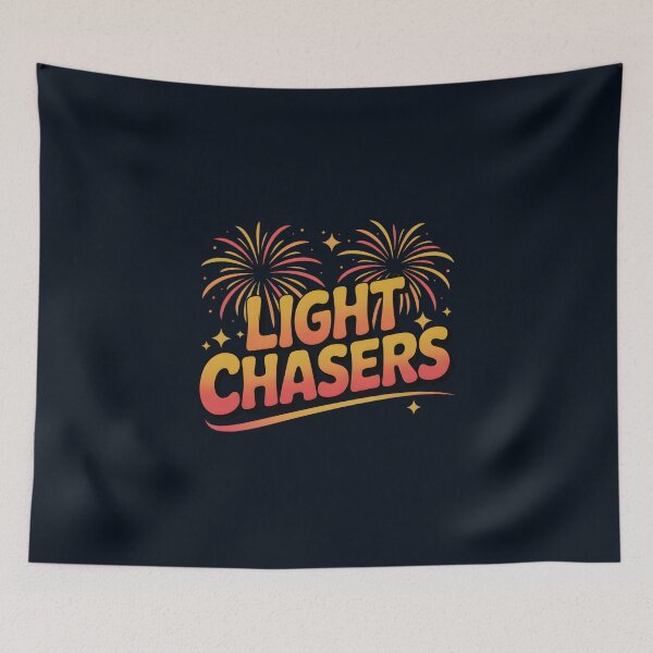 Item preview, Light Chasers – Bold Diwali Design with Fireworks Streaks designed and sold by Jollys-ArtShop.