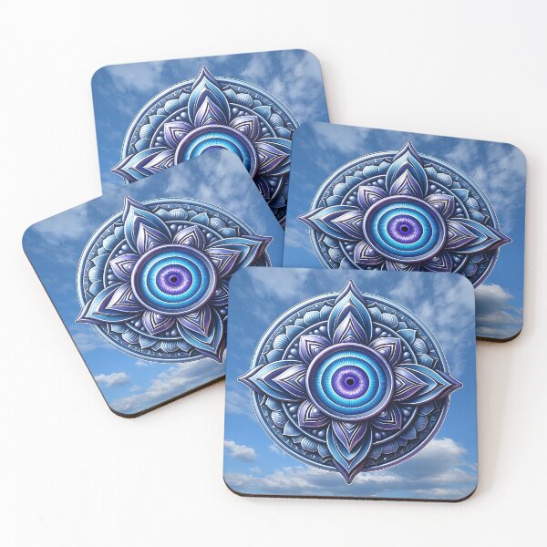 Item preview, Third Eye Mandala designed and sold by Nomadic Spirit Studios.