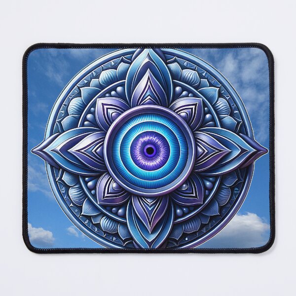 Item preview, Third Eye Mandala designed and sold by Nomadic Spirit Studios.