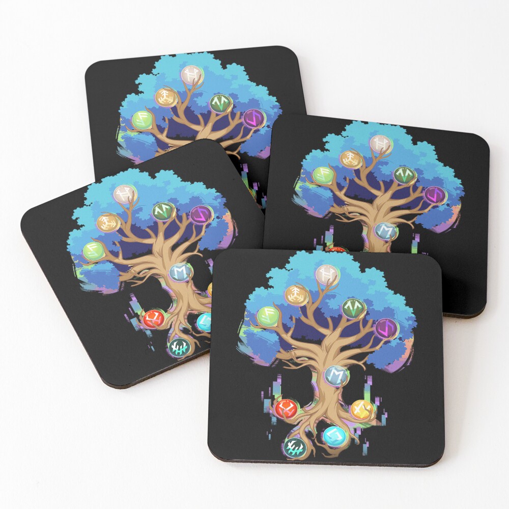Item preview, Coasters (Set of 4) designed and sold by DrawingCipher.