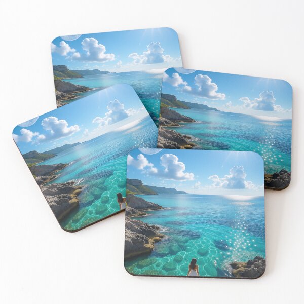 Item preview, Serene Coastal View designed and sold by wasifd.