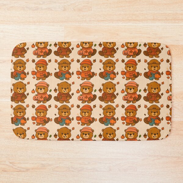 Item preview, G+Fall Hot Coco - Christmas Beaver - Canadian Winters designed and sold by aylastyle.