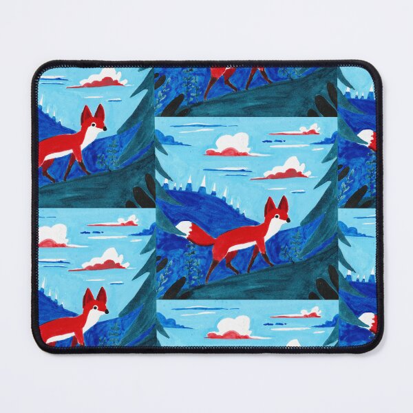 Item preview, Forest fox under winter hymn designed and sold by La Seconde Vie de Suzie.