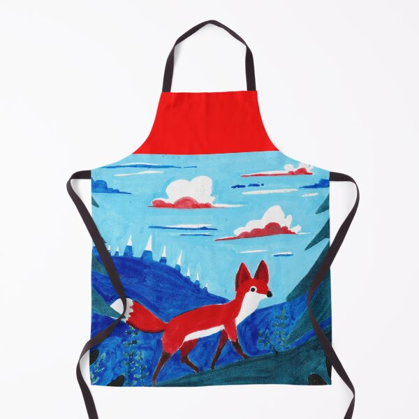 Item preview, Forest fox under winter hymn designed and sold by La Seconde Vie de Suzie.