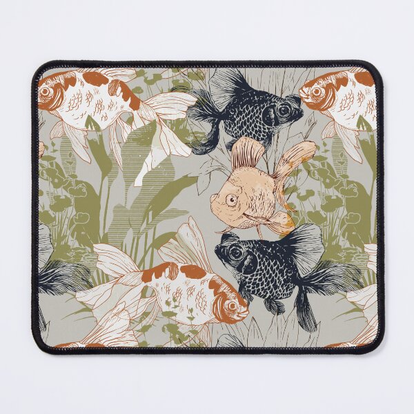 Item preview, Graceful Garden of Koi and Telescope Goldfish designed and sold by Rômulo Queiroz.