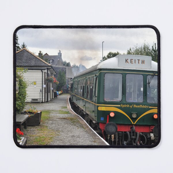 Item preview, Class 108 DMU leaving Keith Town station, Moray, Scotland designed and sold by Richard Flint.