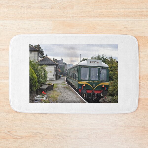 Item preview, Class 108 DMU leaving Keith Town station, Moray, Scotland designed and sold by Richard Flint.