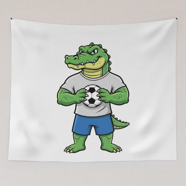 Item preview, Soccer Gator Mascot Ball Player designed and sold by k3rstman1.