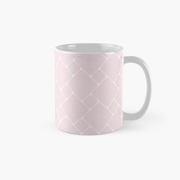 Item preview, Soft pink geometric diamond tile pattern designed and sold by juthamas8426.