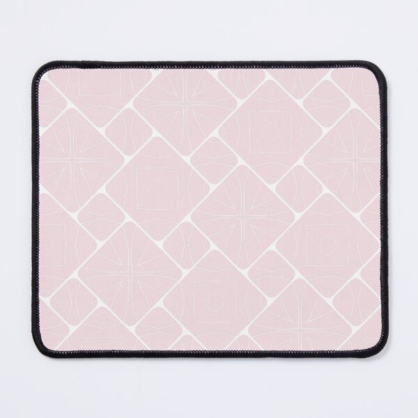 Item preview, Soft pink geometric diamond tile pattern designed and sold by juthamas8426.