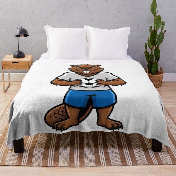 Item preview, Beaver Soccer Player Mascot Sports designed and sold by k3rstman1.