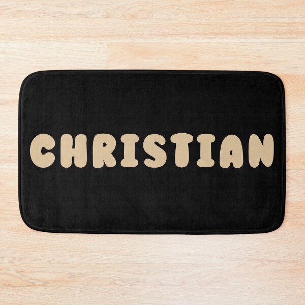 Item preview, Beige Christian – Minimalist Personalized Name Design designed and sold by karolinahinc.