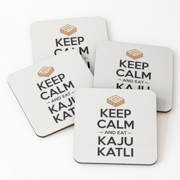 Item preview, Keep Calm and Eat Kaju Katli – Classic Quote Design designed and sold by Jollys-ArtShop.