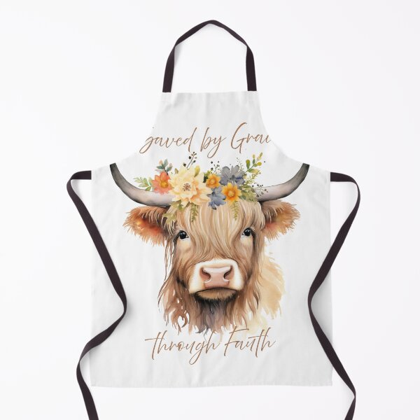 Item preview, Saved Highland Cow designed and sold by HarvestedbyFaith.