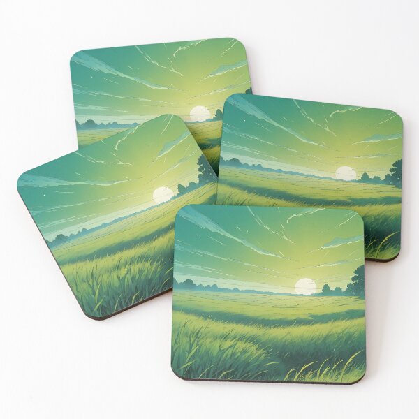 Item preview, Luminous Grass and Hazy Skies designed and sold by HorizonHues.