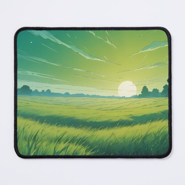 Item preview, Luminous Grass and Hazy Skies designed and sold by HorizonHues.