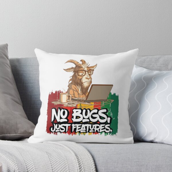 Item preview, The Code Goat – Debugging in Progress designed and sold by The Trendy Fever.
