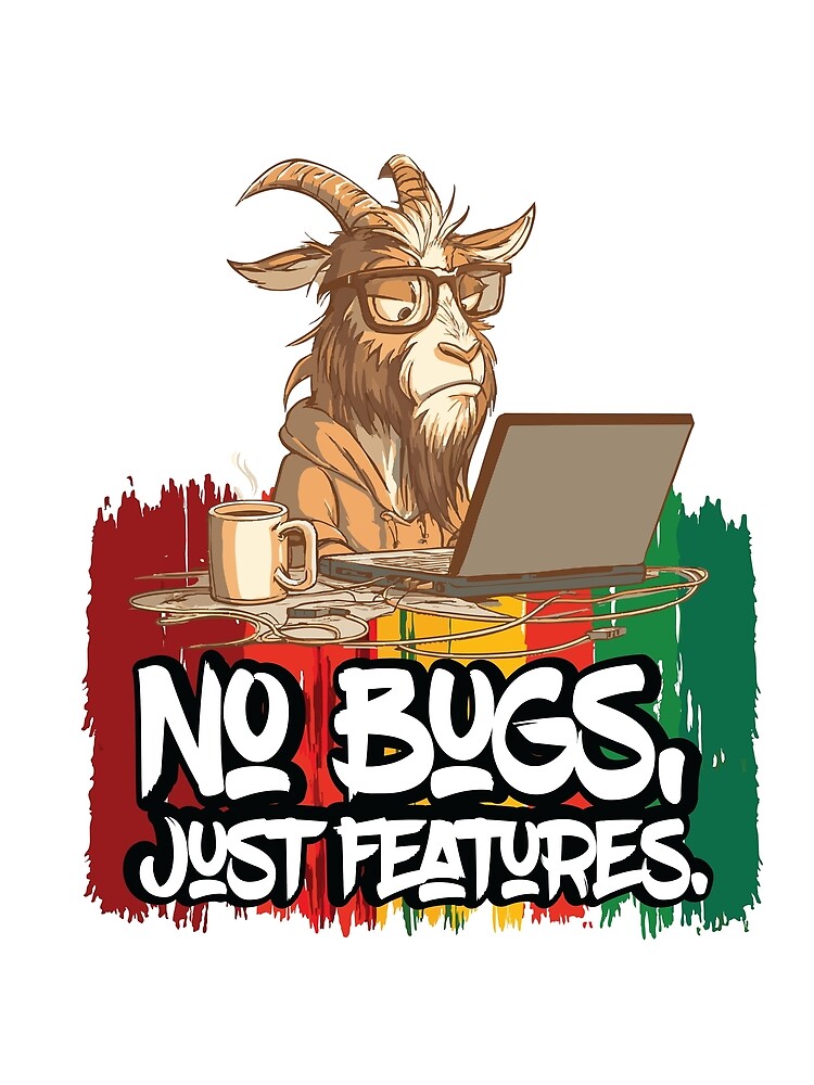 Thumbnail 3 of 3, Scarf, The Code Goat – Debugging in Progress designed and sold by TheTrendyFever.