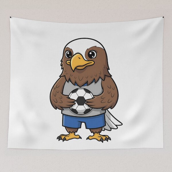 Item preview, Bald Eagle Soccer Football Player Fan designed and sold by k3rstman1.