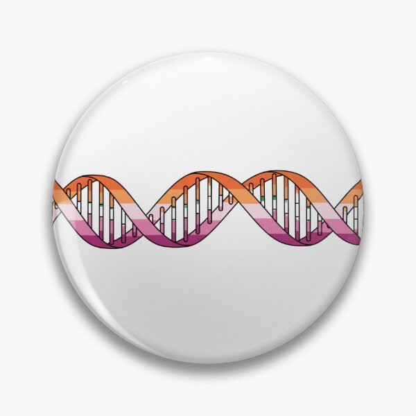 Item preview, Lesbian Flag DNA Design designed and sold by Sapphic-Charm.