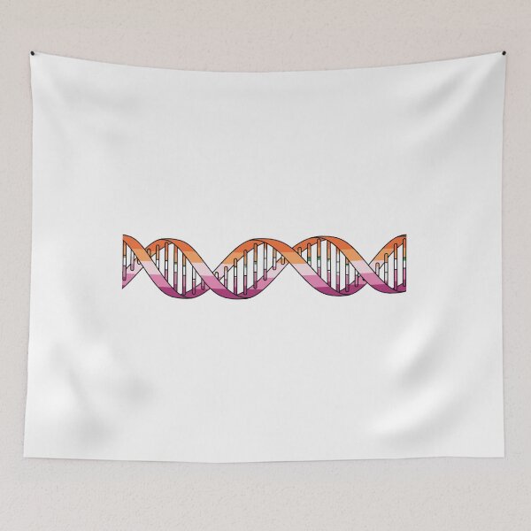 Item preview, Lesbian Flag DNA Design designed and sold by Sapphic-Charm.
