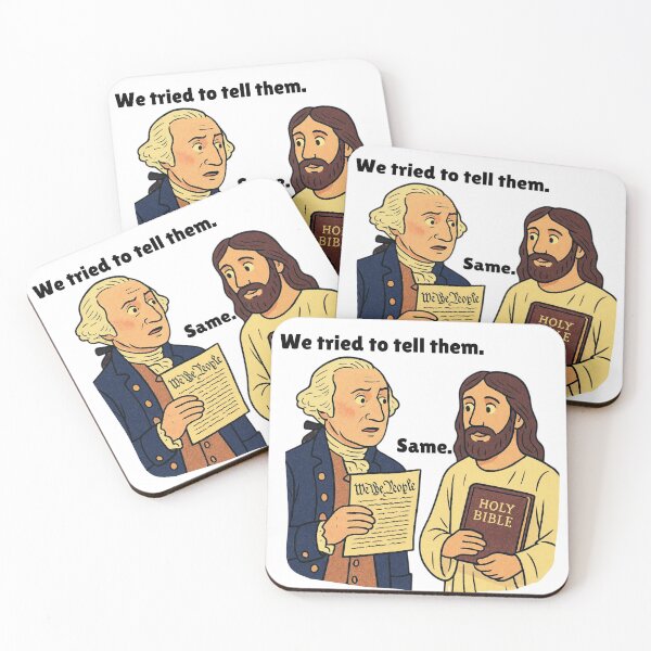 Item preview, We tried to tell them USA politics.  designed and sold by GL Miller Designs.