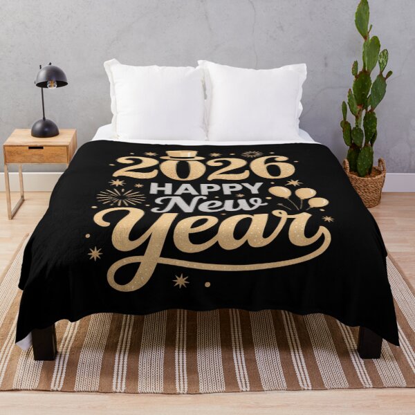 Item preview, Elegant Happy New Year 2026 Gold Celebration designed and sold by Gogetgiggles.