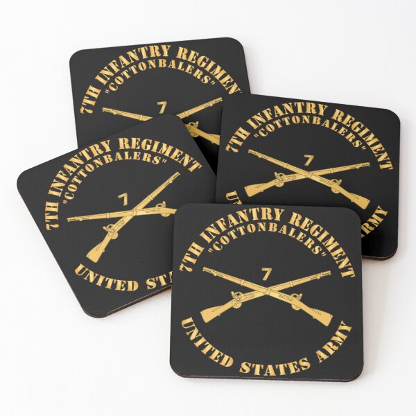 Item preview, Army - 7th Infantry Regiment Branch - Cottonbalers - US Army X 300 designed and sold by Military Insignia Products.