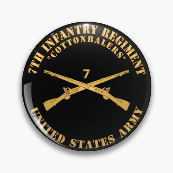 Item preview, Army - 7th Infantry Regiment Branch - Cottonbalers - US Army X 300 designed and sold by Military Insignia Products.