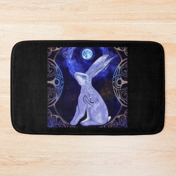 Item preview, Celtic Moon Hare Art – Mystical Pagan Lunar Animal Design designed and sold by Vividality.