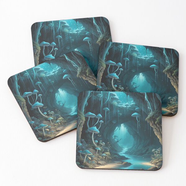 Item preview, Glowing Secrets of the Hidden Lagoon designed and sold by HorizonHues.