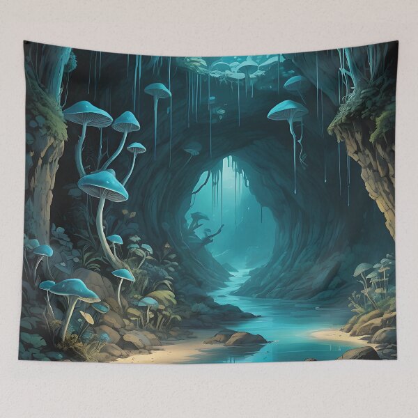 Item preview, Glowing Secrets of the Hidden Lagoon designed and sold by HorizonHues.