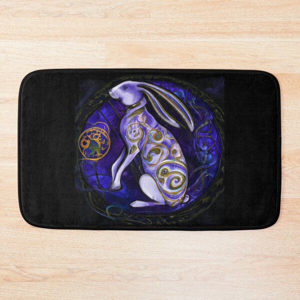 Item preview, Celtic Moon Hare Art – Mystical Pagan Lunar Animal Design designed and sold by Vividality.