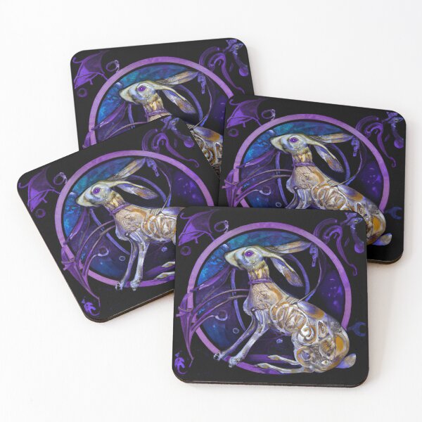 Item preview, Celtic Moon Hare Art – Mystical Pagan Lunar Animal Design designed and sold by Vividality.
